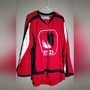Red and Black Hockey Jersey XL